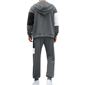 Conjunto de 2 piezas con estampado de peso pesado bordado de alta calidad personalizado, chándales para hombre, chándal, pantalones de chándal de gran tamaño, conjuntos para correr - Product Image 5