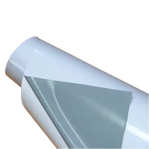 Высокополимерная ПВХ виниловая пленка серая клейкая Съемная Автомобильная наклейка для струйной печати самоклеящаяся для рекламы