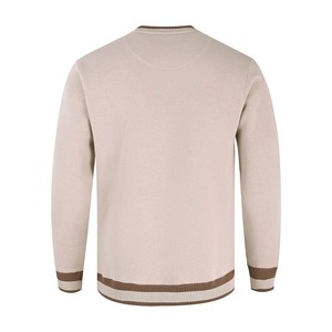 Sudadera de algodón con logotipo personalizado de lana de alta calidad, Sudadera de cuello redondo de peso pesado para hombre - Product Image 4