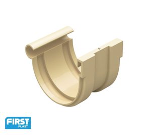 Diseño moderno PVC agua de lluvia canalón Junta cuadrada fibra de vidrio UPVC tubería exterior techo drenaje construcción arena materiales plástico - Product Image 1