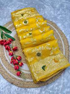 ผ้าไหมมินาบุตติโดลาสวยงาม พร้อมสีสันที่น่าทึ่ง ผ้าปาลูที่สวยงามและหรูหรา พร้อมเสื้อทอทั้งตัว - Product Image 2