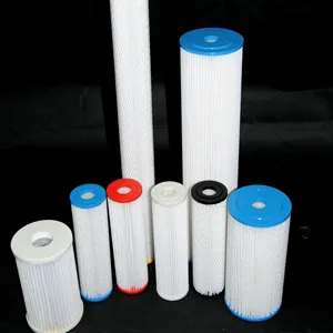 Homay aktuelle Artikel-PET-Wasserfilter plissierte Kartusche Filterelement für allgemeines Wasser und Schwimmbad-Wasserfilter
