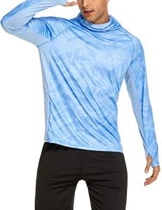 เสื้อตกปลาของผู้ชายเสื้อมีฮู้ดคอกลมพร้อมโลโก้น้ำแข็งสุดเท่เสื้อป้องกันการระเหิดโลโก้ของผู้ผลิต - Product Image 6