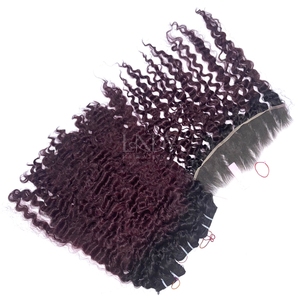 ชุดมัดผมสีออมเบรผมหยิกพร้อมช่อด้านหน้าและมัดเพื่อทำวิกผม2025 - Product Image 3