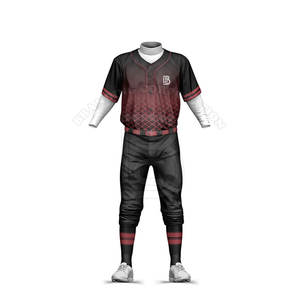 Uniforme de Béisbol Transpirable de Alta Calidad para Equipos Deportivos, Tallas Grandes, Colores y Logotipos Personalizables, Precio al por Mayor - Product Image 3