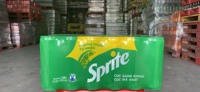 Vente en gros de 320ml x 24 canettes d'eau saturée gazéifiée Spritee avec un goût frais de citron vert Emballage de boisson gazeuse faible en gras