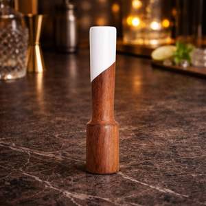Juego de Morteros para Cócteles de Madera Hechos a Mano, Diseño Ergonómico, Gran Poder de Trituración, Perfecto para Mojitos, Hierbas, Cítricos y Uso en Bares Caseros - Product Image 2