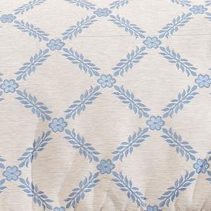 Toronto |   Ensemble de couette de massage moderne 6 pièces, taille King 260x240 cm, beige et bleu, luxe, toutes saisons - Product Image 6