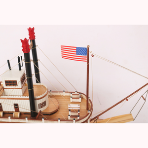 Gia nhien เรือโมเดลไม้คิงมิสซิสซิปปีทำจากไม้คุณภาพสูงงานหัตถกรรมแกะสลักดีไซน์ตามสั่ง - Product Image 5