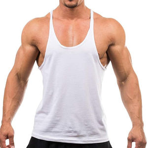 Nouveau débardeur de fitness athlétique pour hommes Style formel musculation sans manches Slim Fitted Muscle Stringer débardeur - Product Image 5