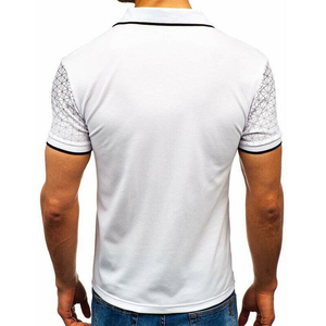 Vente en gros de polos légers de haute qualité pour hommes 100% coton respirant à séchage rapide Options de logo personnalisé Tissu tricoté - Product Image 3