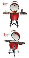 SEB KAMADO 21 Zoll BBQ-Grill für Draußen, Outdoor-Grill, Tandoor, Asador De Carbon, Holzkohlegrill