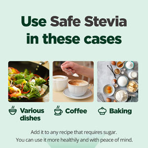 Vedan Sikdang Safe Stevia Powder 300g Bolsa Paquete de 20 Edulcorante sin Calorías a Base de Plantas Naturales Vegano Keto Friendly - Product Image 3