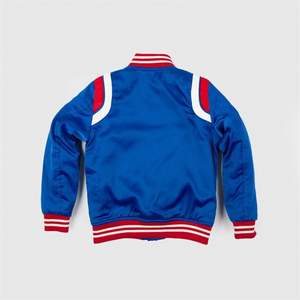 Blouson bombardier en vrac de meilleure qualité en satin de soie super unisexe pour hommes pour femmes vestes universitaires personnalisées de baseball - Product Image 4