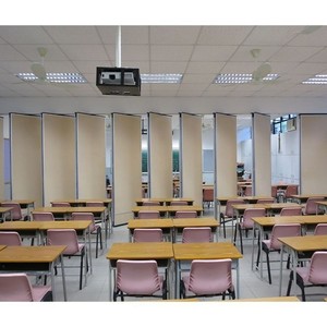 <span class=keywords><strong>Cloison</strong></span> mobile sur mesure de 10 mètres de hauteur pour salle VIP de stade, système coulissant insonorisé - Product Image 4