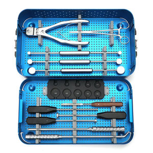 Ensemble d'instruments orthopédiques manuels en acier inoxydable avec manipulation équilibrée, kit d'outils médicaux - Product Image 2