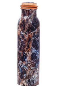 Traditional pure <b>copper</b> <b>bottle</b> with premium handcrafted look for home office yoga gym and outdoor hydration - Product Image 4