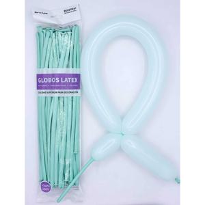 Globos de Látex Decotex 260s Verde Pastel 50 Piezas Decoración para Fiestas - Product Image 1