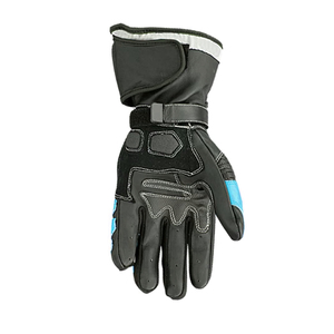 Gants de moto pour hommes de couleur unie Gants de moto de vêtements de sport pour hommes Gants de moto de haute qualité - Product Image 4
