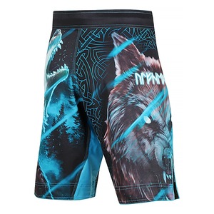 Professional MMA Training Shorts Custom Printed Breathable Mesh <b>Panels</b> Reinforced Stitching Quick Dry Lightweight Unisex Private - Product Image 3