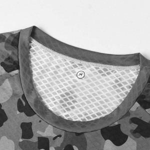 Diseño de camuflaje OEM personalizado camisas de manga larga para correr 100% poliéster Spandex UPF protección solar ropa deportiva ropa de pesca camisas - Product Image 4