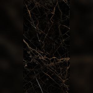 Modern Dark Nero Marquina Ceramic Tile Non Slip Wear Resistant Bathroom Kitchen <b>Floor</b> Covering Export Ready - Product Image 6