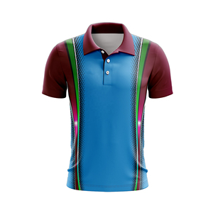 Nom et logo de l'équipe de maillot de cricket sublimés personnalisés de haute qualité imprimés sur des uniformes de qualité supérieure - Product Image 3