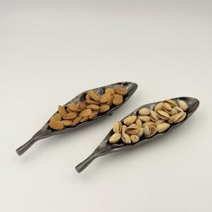 Bol décoratif en feuilles de fruits secs, design soigné, décoration d'intérieur, vaisselle, plat de service, ustensiles de cuisine, pack avec motif en vente - Product Image 3