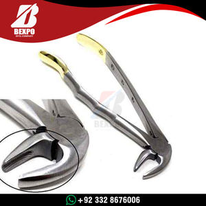 Pinzas de Extracción Dentales de Acero Inoxidable de Alta Calidad, Instrumentos Quirúrgicos Dentales Chapados en Oro de Bexpo International - Product Image 6
