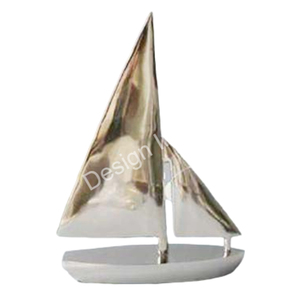 Yacht en or de la plus haute qualité pour la décoration affichage de table Portable métal bateau objet bureau élégant Yacht pour accessoire cadeau - Product Image 6