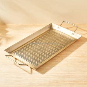 Asas de bandeja de Navidad de aluminio de mármol Rectangular de la mejor calidad, modernas para el hogar, Patio al aire libre, mejora el ambiente de la vida - Product Image 3