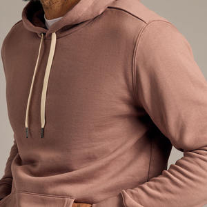 French Terry <b>Pullover</b> Hoodie <b>for</b> <b>Men</b> Organic Cotton <b>Mens</b> Hoodies Custom Hooded Sweatshirt <b>Men's</b> Streetwear Wholesale - Product Image 2