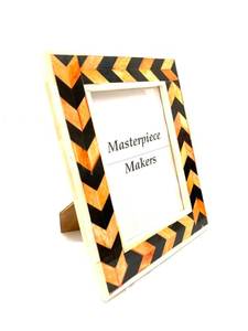 Superbe incrustation d'os et cadre photo en résine avec motif nacre pour la décoration intérieure - Product Image 2