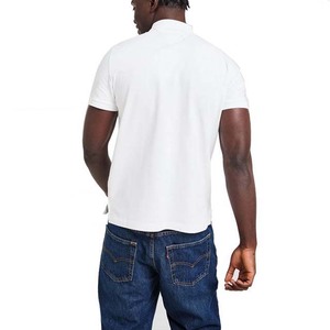 Polos de media cremallera de algodón y poliéster 100% para hombre, polos de manga corta con cuello vuelto de gran tamaño, polos transpirables para hombre - Product Image 2