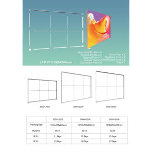 TIANLANG trgovačka agencija ของกรอบอลูมิเนียม SEG svetna lobombica เครื่องมือ breathless นิทรรศการแสง reklamna tkanina - Product Image 4