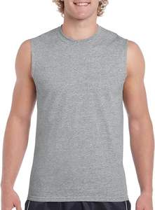 Vente en gros 100% coton Débardeur pour homme Couleur personnalisée Haute qualité Gym Wear Casual Fitness Anti-Pilling Anti-Wrinkle Caractéristiques Custom - Product Image 3