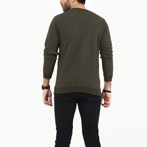 Sweat-shirts à col rond surdimensionnés de haute qualité en gros, mode, coton lourd, vierge pour hommes, sweat-shirts basiques d'hiver - Product Image 6