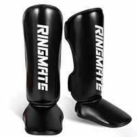 Protège-tibias personnalisés pour entraînement de boxe, adultes, kickboxing, Sanda, protection des chevilles, MMA, Muay Thai