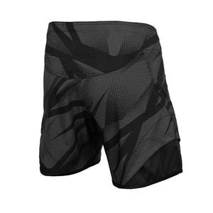 Shorts MMA pour hommes de bonne qualité, unis et vierges, vente en gros, impression de logo personnalisée, transfert thermique, coton extensible, polyester, vêtements de sport - Product Image 3