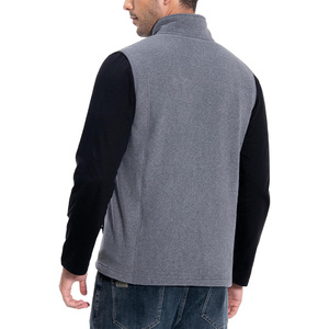 Chalecos de lana cálidos para hombre al aire libre con logotipo bordado personalizado etiqueta de impresión personalización para senderismo y equipo de equipo - Product Image 2