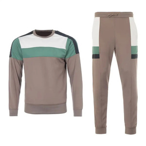 Ensemble de survêtement technique en molleton personnalisé unisexe avec logo, fermeture éclair, chaud pour l'hiver, style uni, saison printemps, vente en gros - Product Image 5
