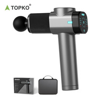 Pistolet de massage électrique pour fascias, batterie au lithium, profondeur de frappe de 12 mm, construction en plastique pour massage des tissus profonds du cou et du corps entier