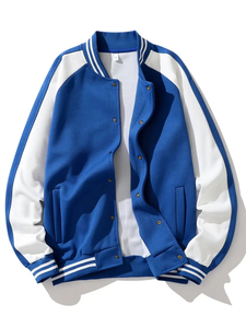 แจ็กเก็ตหลากหลายสำหรับผู้ชายแจ็กเก็ตเบสบอลขนแกะสไตล์เท่ๆสำหรับฤดูหนาว - Product Image 2