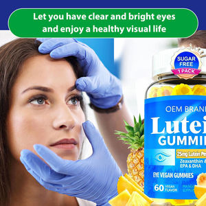 Vitadiscovery özel şekersiz 25mg Lutein Gummies yetişkinler iç<span class=keywords><strong>in</strong></span> Zeaxanthin Vegan vitaminleri Gummies genel gözler sağlık desteği - Product Image 5