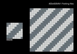 Mejor precio y calidad Durable 400x400mm Baldosas de porcelana para estacionamiento Baldosas de suelo para exteriores con rodamiento de carga pesada a prueba de intemperie - Product Image 3