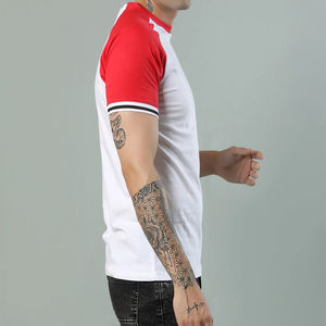 T-shirt unisexe en coton délavé à l'acide, 100% tissu tricoté, respirant, anti-boulochage, anti-froissement, coupe décontractée, manches régulières, logo - Product Image 5