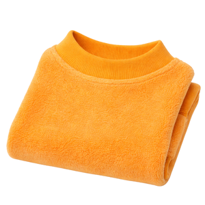 เสื้อสเวตเชิ้ตสุนัขผ้าฟลีซสีส้ม นุ่ม อุ่น น้ำหนักเบา ชุดฤดูหนาวสำหรับสุนัขตัวเล็ก สวมใส่สบาย - Product Image 6
