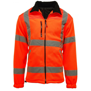 Veste de sécurité haute visibilité, prix de vente optimal, fabrication en usine, polyester, imperméable, séchage rapide, sécurité routière, travaux de construction - Product Image 3