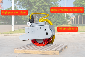 XUVOL, accesorio para excavadora, minicargador, sierra de agarre, corte de madera, árbol, tractor, grúa, pinza de troncos con sierra con rotador hidráulico - Product Image 4