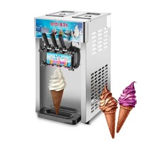 Machine à crème glacée en gros de qualité supérieure Mini machine à crème glacée molle à des prix bon marché et modérés prêt à expédier
